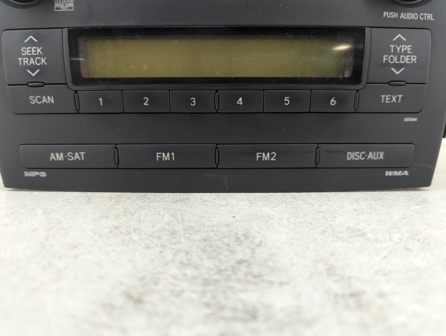 2009 Toyota Corolla Radio AM FM Cd Player Receiver Replacement P/N:86120-02750 Fits OEM Used Auto Parts - Oemusedautoparts1.