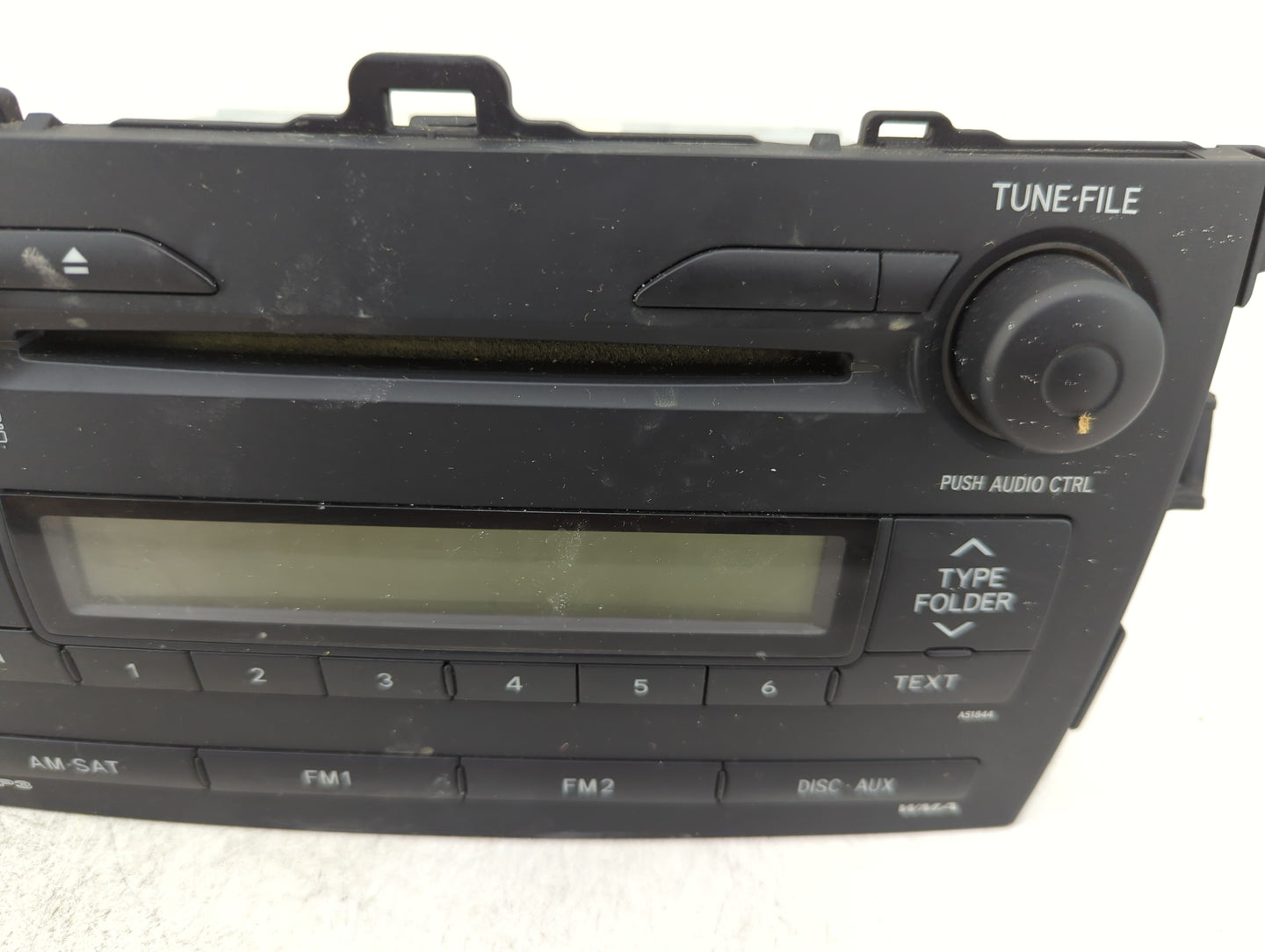 2009 Toyota Corolla Radio AM FM Cd Player Receiver Replacement P/N:55406-02090 Fits OEM Used Auto Parts - Oemusedautoparts1.