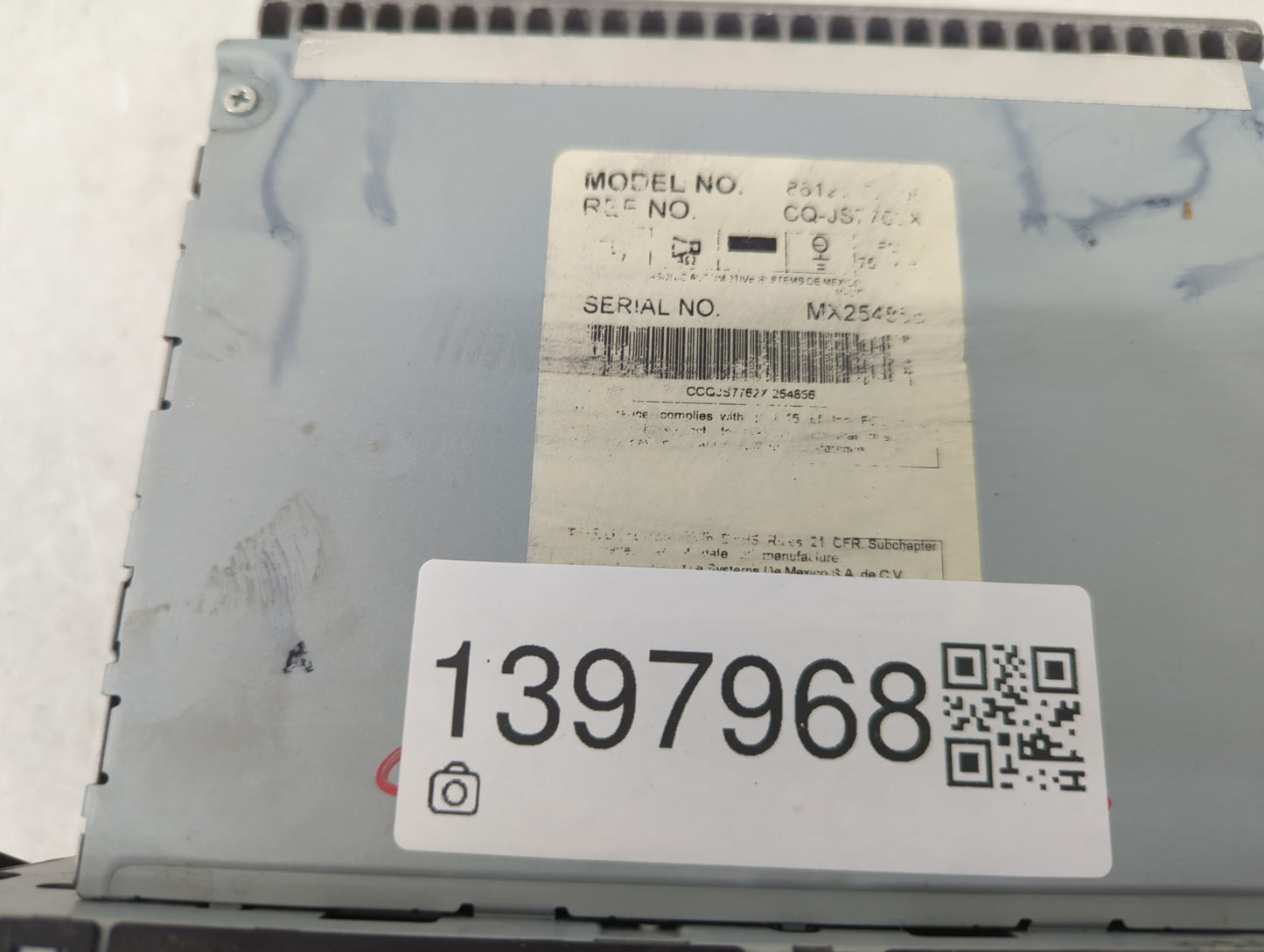 2009 Toyota Corolla Radio AM FM Cd Player Receiver Replacement P/N:55406-02090 Fits OEM Used Auto Parts - Oemusedautoparts1.