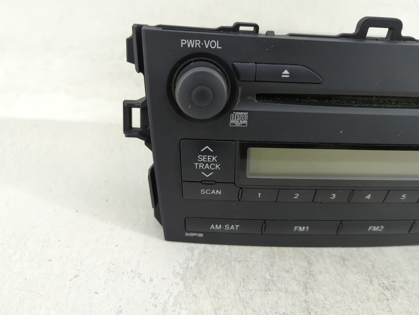 2009 Toyota Corolla Radio AM FM Cd Player Receiver Replacement P/N:86120-02750 Fits OEM Used Auto Parts - Oemusedautoparts1.