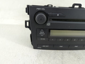 2009 Toyota Corolla Radio AM FM Cd Player Receiver Replacement P/N:86120-02750 Fits OEM Used Auto Parts