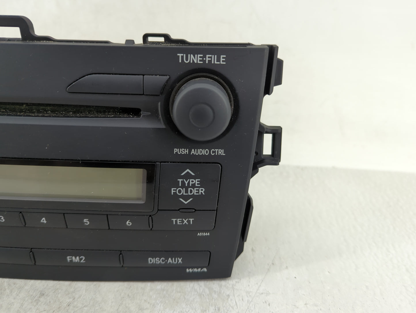 2009 Toyota Corolla Radio AM FM Cd Player Receiver Replacement P/N:86120-02750 Fits OEM Used Auto Parts - Oemusedautoparts1.