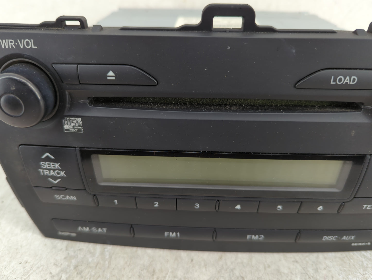2009 Toyota Corolla Radio AM FM Cd Player Receiver Replacement P/N:86120-02770 Fits OEM Used Auto Parts - Oemusedautoparts1.