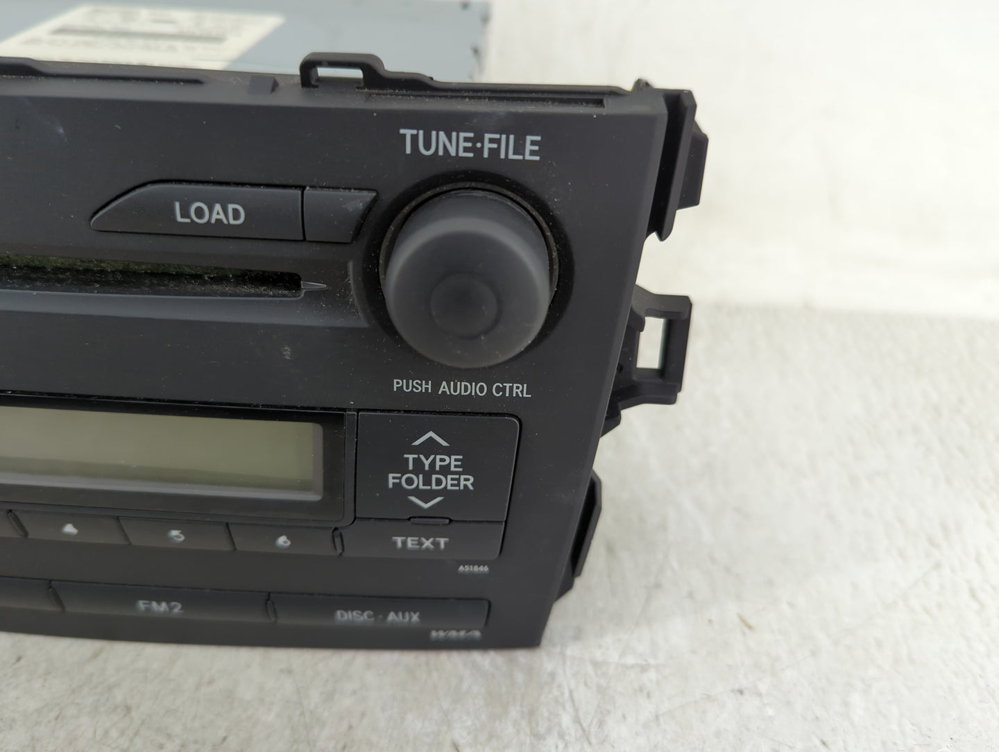 2009 Toyota Corolla Radio AM FM Cd Player Receiver Replacement P/N:86120-02770 Fits OEM Used Auto Parts - Oemusedautoparts1.
