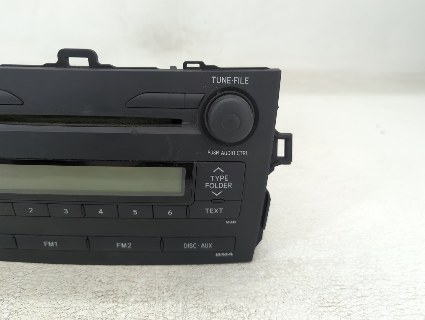 2009 Toyota Corolla Radio AM FM Cd Player Receiver Replacement P/N:86120-02750 Fits OEM Used Auto Parts - Oemusedautoparts1.