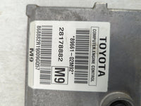 2009 Toyota Corolla PCM Engine Control Computer ECU ECM PCU OEM P/N:28178882 89661-02M92 Fits OEM Used Auto Parts - Oemuseda