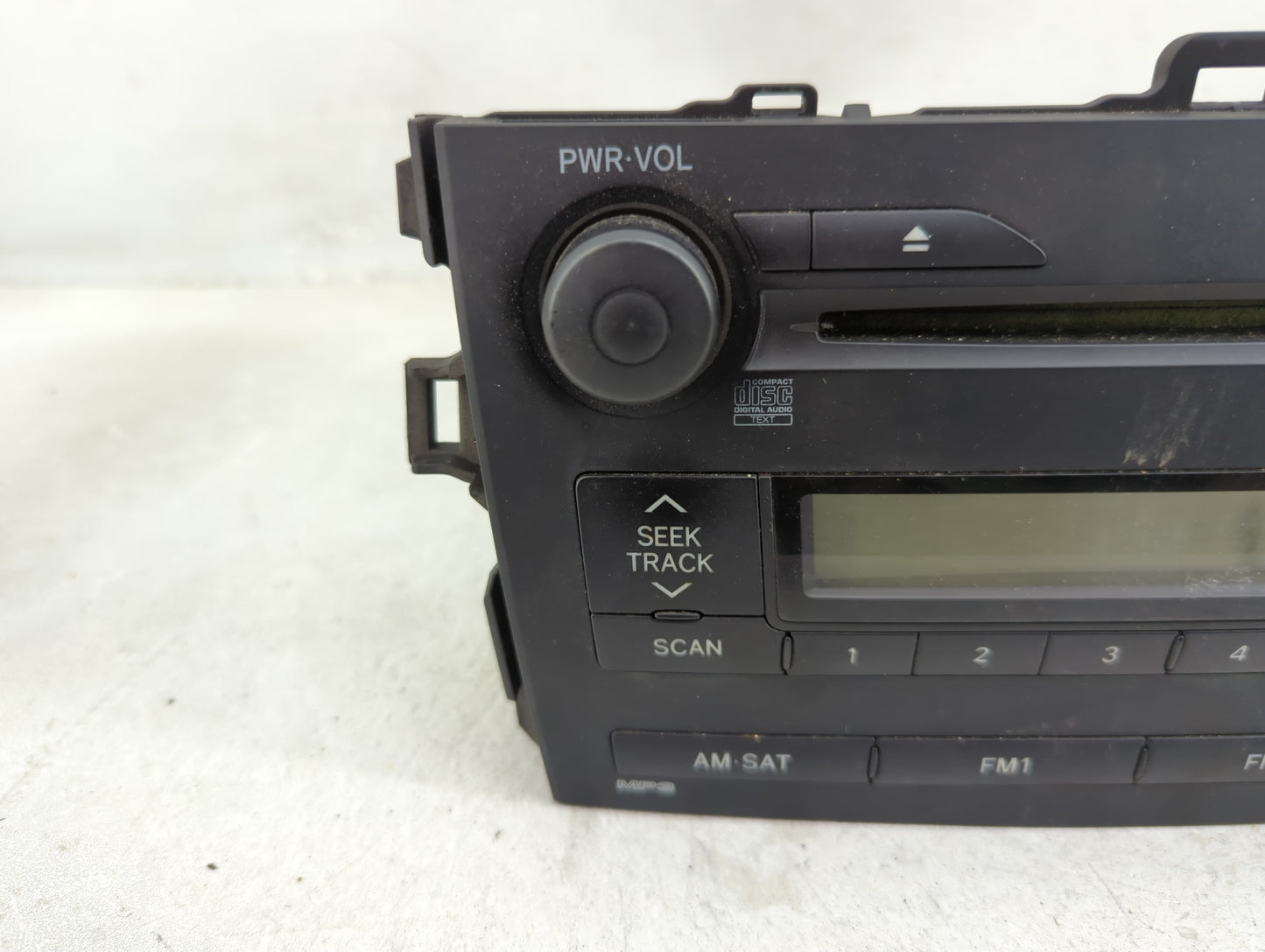 2009 Toyota Corolla Radio AM FM Cd Player Receiver Replacement P/N:86120-02750 CQ-JS7762X Fits OEM Used Auto Parts - Oemused