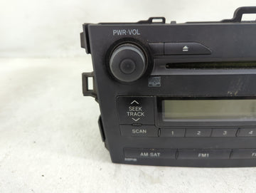 2009 Toyota Corolla Radio AM FM Cd Player Receiver Replacement P/N:86120-02750 CQ-JS7762X Fits OEM Used Auto Parts