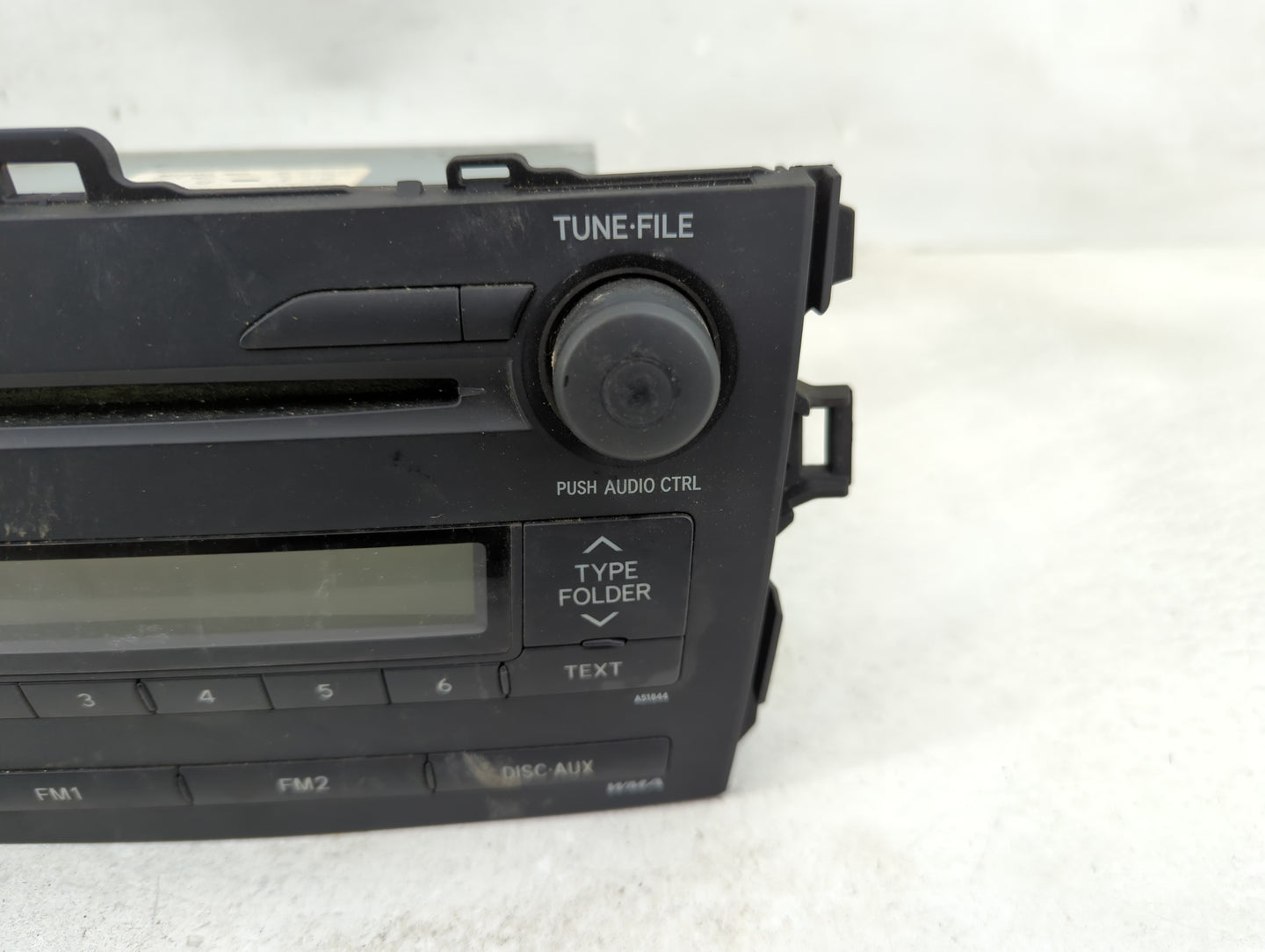 2009 Toyota Corolla Radio AM FM Cd Player Receiver Replacement P/N:86120-02750 CQ-JS7762X Fits OEM Used Auto Parts - Oemused