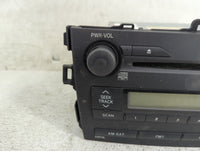 2009 Toyota Corolla Radio AM FM Cd Player Receiver Replacement P/N:86120-02770 CQ-ES7762X, MX146099 Fits OEM Used Auto Parts