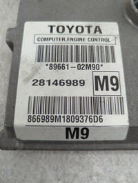2009 Toyota Corolla PCM Engine Control Computer ECU ECM PCU OEM P/N:89661-02M90 28146989 Fits OEM Used Auto Parts - Oemuseda