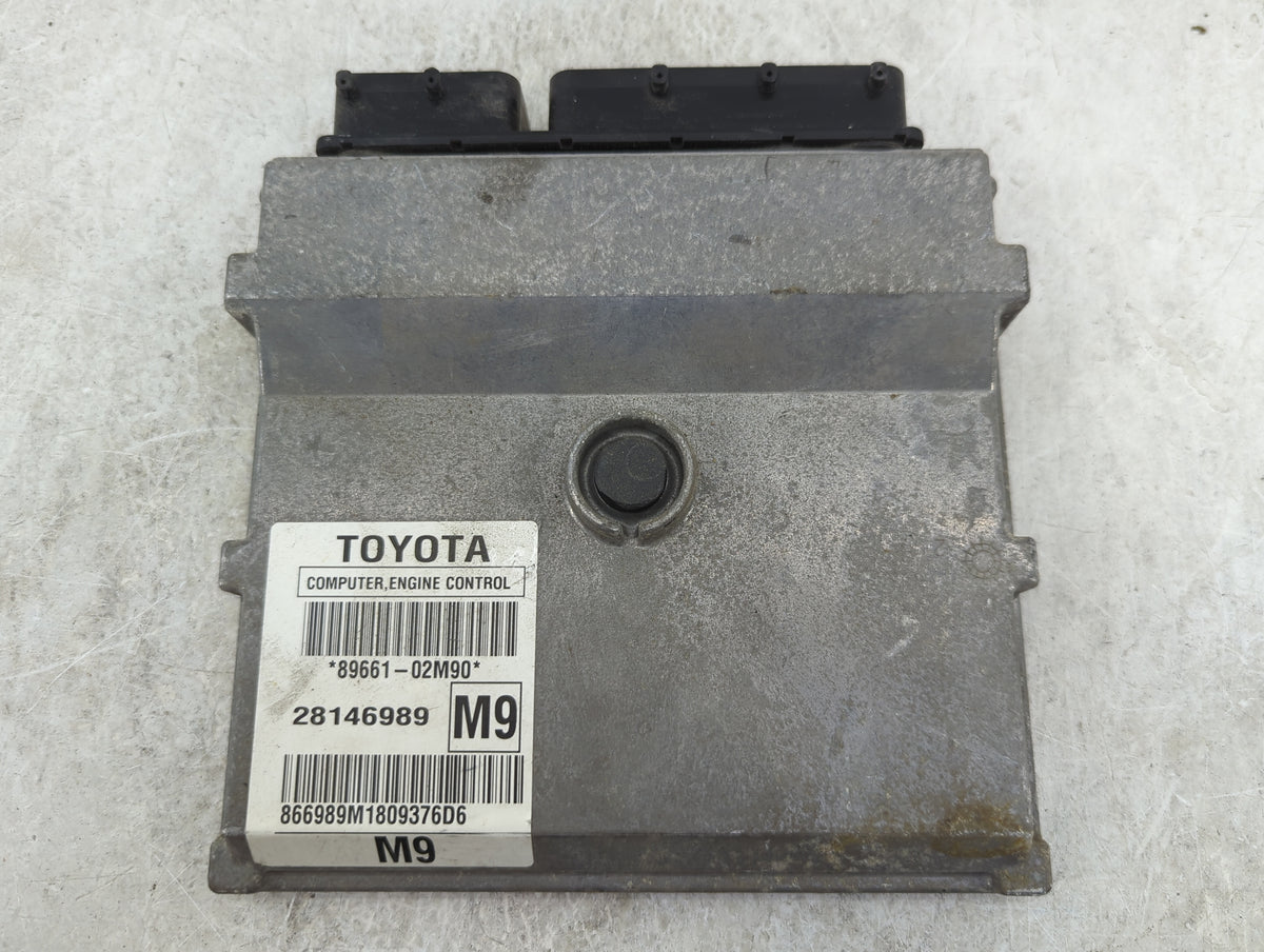 2009 Toyota Corolla PCM Engine Control Computer ECU ECM PCU OEM P/N:89661-02M90 28146989 OEM Used Auto Parts - Oemusedautopa