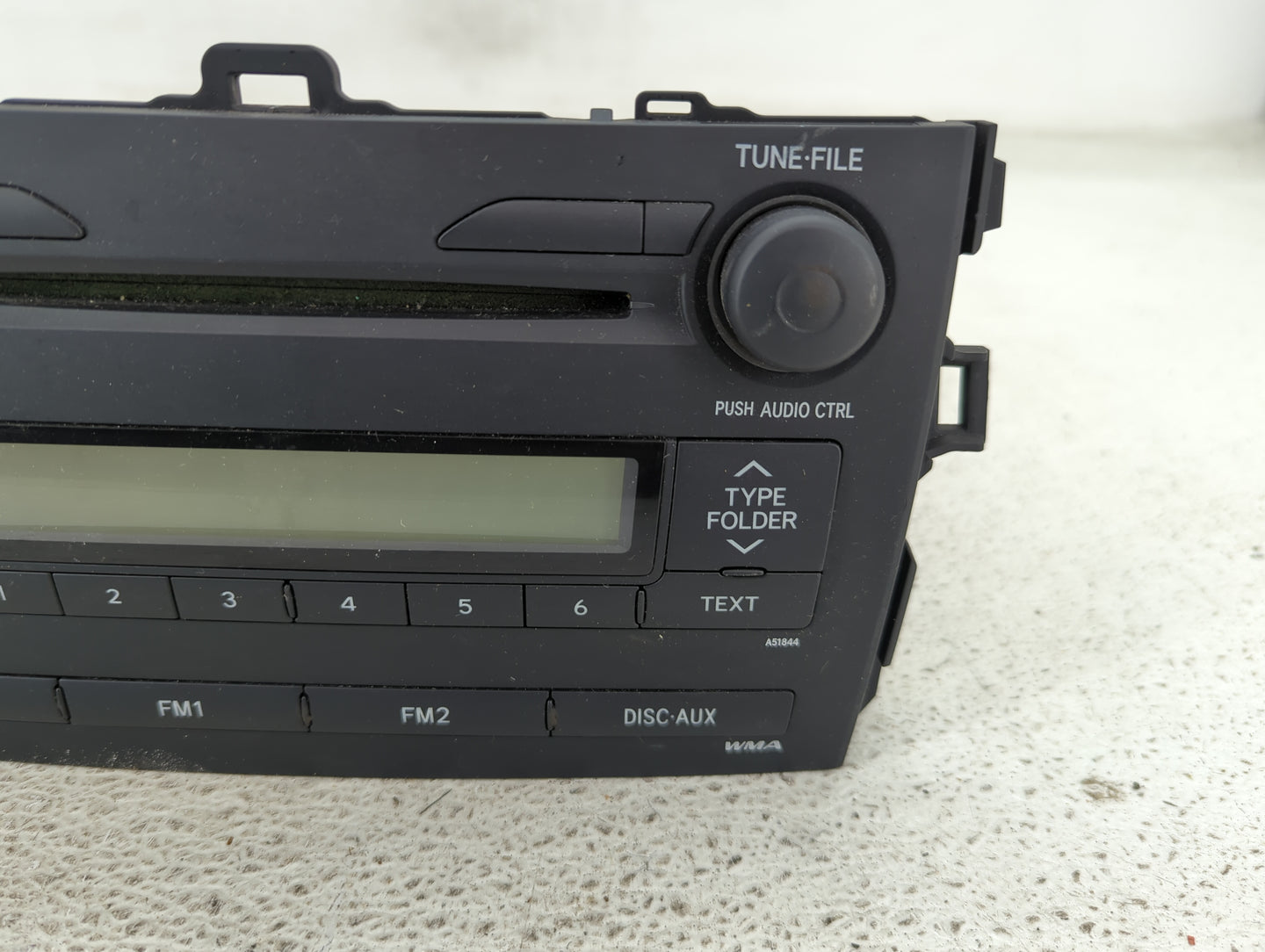 2009 Toyota Corolla Radio AM FM Cd Player Receiver Replacement P/N:86120-02750 Fits OEM Used Auto Parts - Oemusedautoparts1.