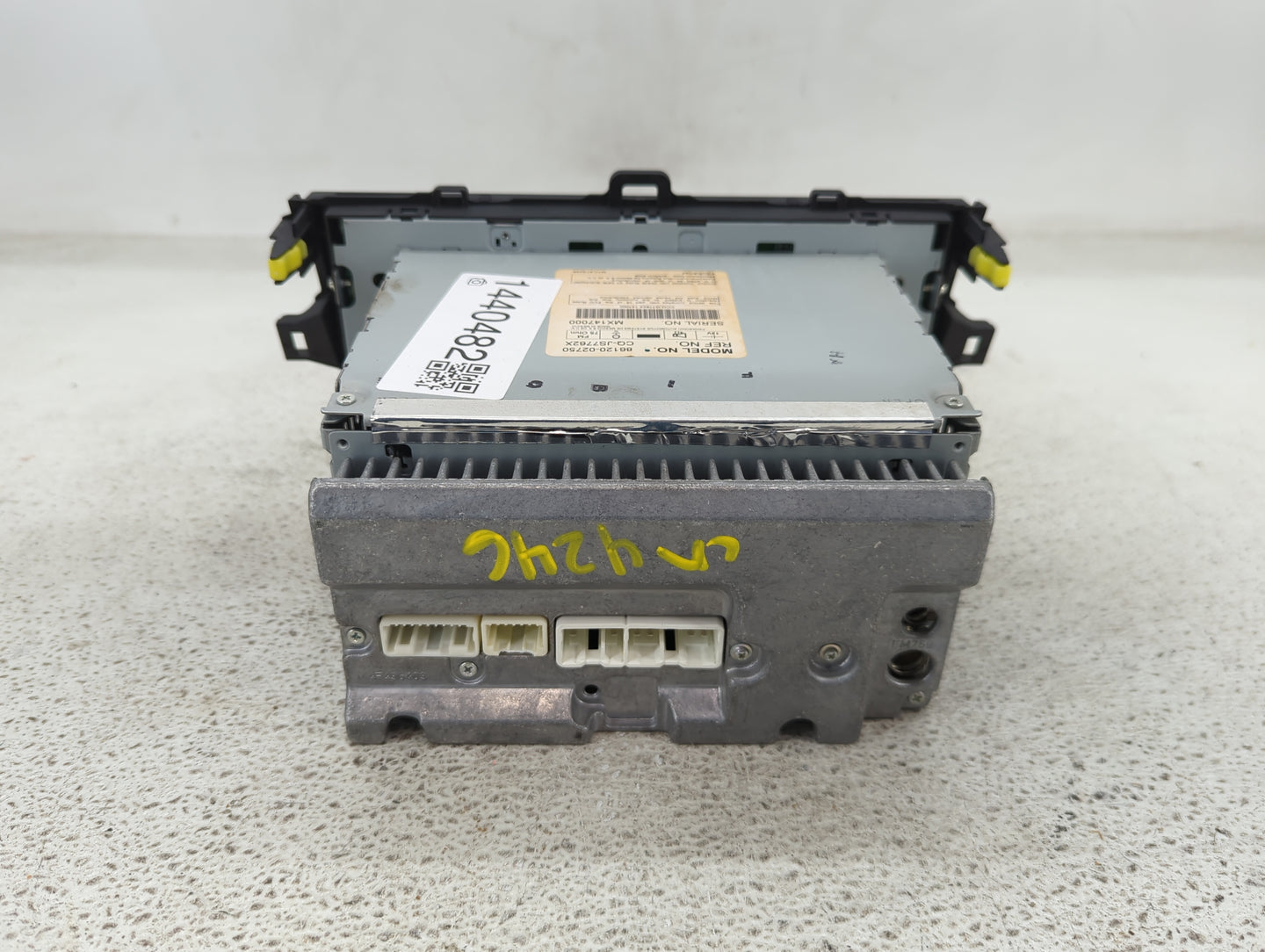 2009 Toyota Corolla Radio AM FM Cd Player Receiver Replacement P/N:86120-02750 Fits OEM Used Auto Parts - Oemusedautoparts1.