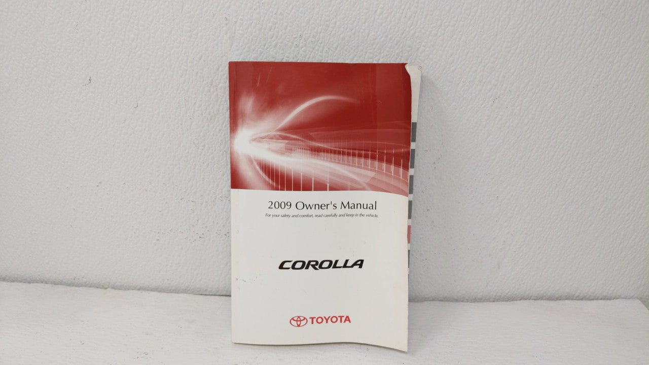 2009 Toyota Corolla Owners Manual Book Guide OEM Used Auto Parts - Oemusedautoparts1.com