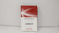 2009 Toyota Corolla Owners Manual Book Guide OEM Used Auto Parts - Oemusedautoparts1.com