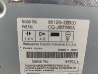 2009 Toyota Corolla Radio AM FM Cd Player Receiver Replacement P/N:8612012B30 86120-12B30, CQ-JS7760A Fits OEM Used Auto Par