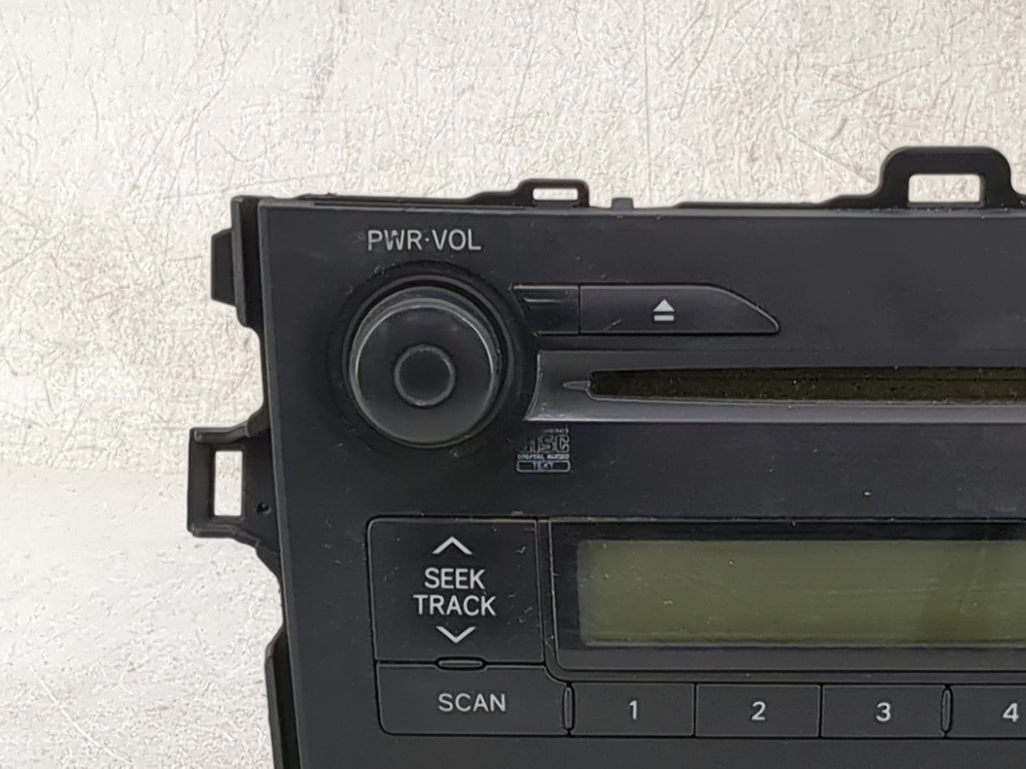 2009 Toyota Corolla Radio AM FM Cd Player Receiver Replacement P/N:86120-02750 CQ-JS7762X Fits OEM Used Auto Parts - Oemused