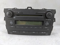 2009 Toyota Corolla Radio AM FM Cd Player Receiver Replacement P/N:86120-02750 CQ-JS7762X, A51844 Fits OEM Used Auto Parts -
