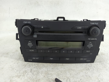 2009 Toyota Corolla Radio AM FM Cd Player Receiver Replacement P/N:86120-02770 CQ-ES7762X Fits OEM Used Auto Parts - Oemused