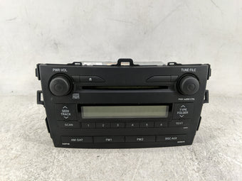 compare product 2009 Toyota Corolla Radio AM FM Cd Player Receiver Replacement P/N:86120-02750 CQ-JS7762X Fits OEM Used Auto Parts