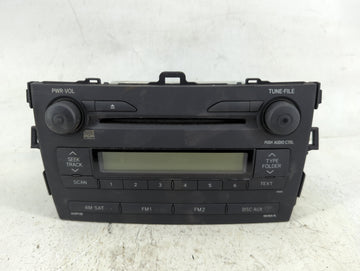 2009 Toyota Corolla Radio AM FM Cd Player Receiver Replacement P/N:86120-12B30 CQ-JS7760A Fits OEM Used Auto Parts - Oemused