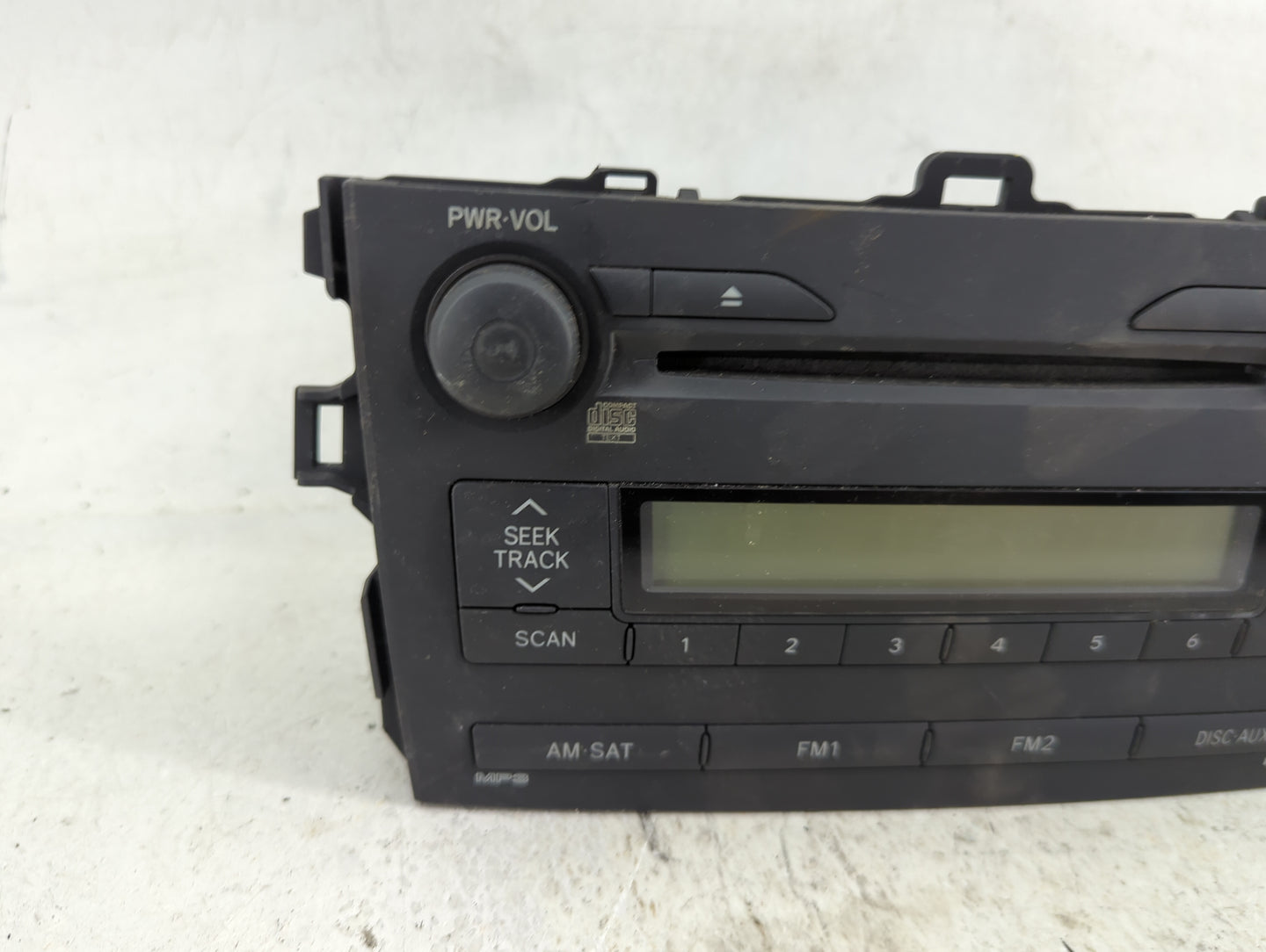 2009 Toyota Corolla Radio AM FM Cd Player Receiver Replacement P/N:86120-12B30 CQ-JS7760A Fits OEM Used Auto Parts - Oemused