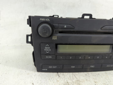 2009 Toyota Corolla Radio AM FM Cd Player Receiver Replacement P/N:86120-12B30 CQ-JS7760A Fits OEM Used Auto Parts