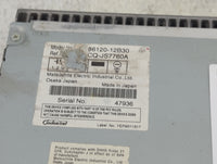 2009 Toyota Corolla Radio AM FM Cd Player Receiver Replacement P/N:86120-12B30 CQ-JS7760A Fits OEM Used Auto Parts - Oemused