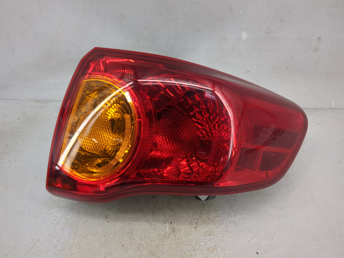 2009-2010 Toyota Corolla Tail Light Assembly Passenger Right OEM Fits Fits 2009 2010 OEM Used Auto Parts - Oemusedautoparts1