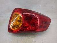 2009-2010 Toyota Corolla Tail Light Assembly Passenger Right OEM Fits Fits 2009 2010 OEM Used Auto Parts - Oemusedautoparts1