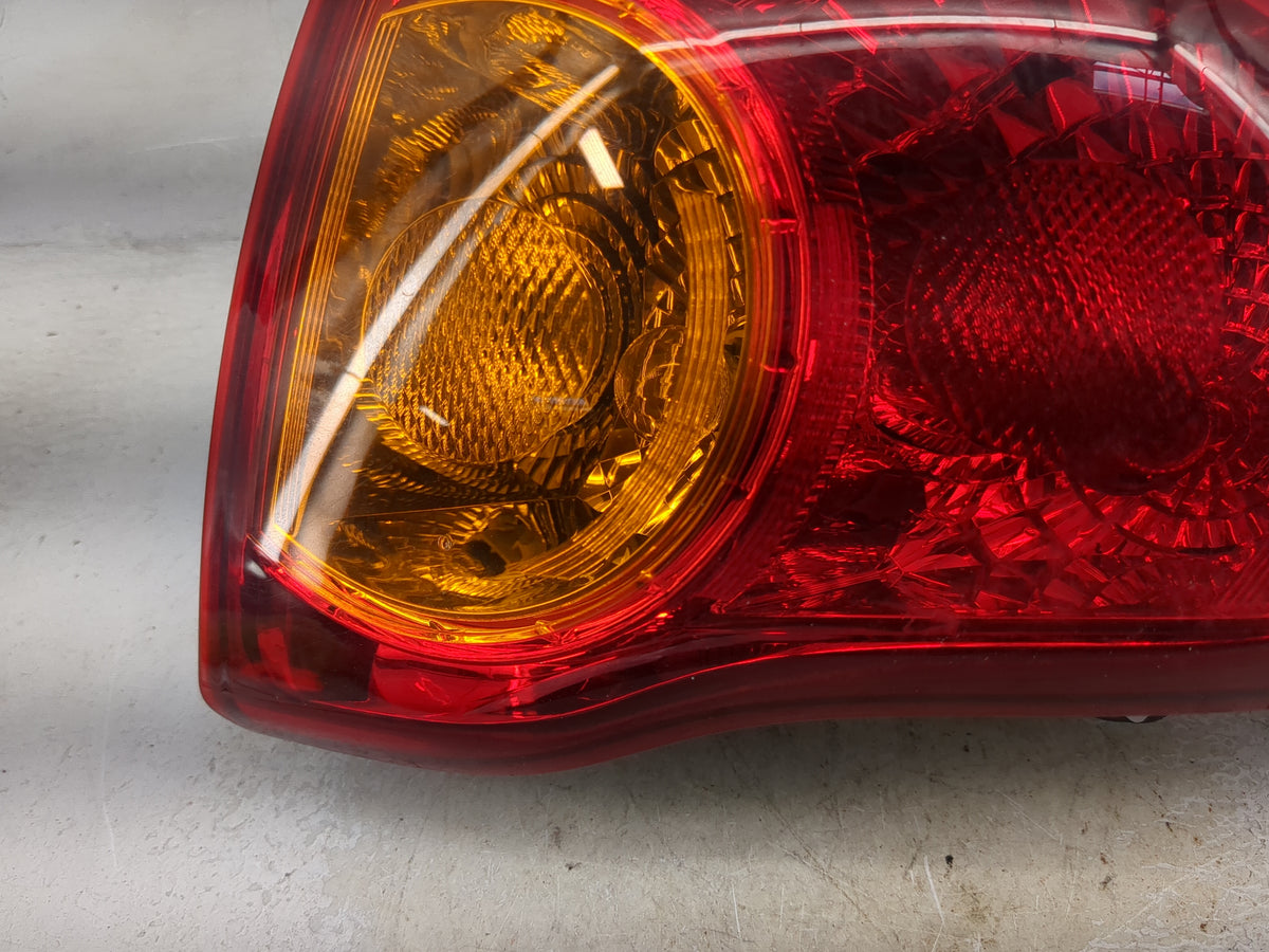 2009-2010 Toyota Corolla Tail Light Assembly Passenger Right OEM Fits Fits 2009 2010 OEM Used Auto Parts - Oemusedautoparts1
