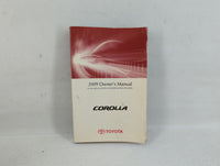 2009 Toyota Corolla Owners Manual Book Guide OEM Used Auto Parts - Oemusedautoparts1.com