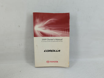 compare product 2009 Toyota Corolla Owners Manual Book Guide OEM Used Auto Parts