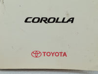 2009 Toyota Corolla Owners Manual Book Guide OEM Used Auto Parts - Oemusedautoparts1.com