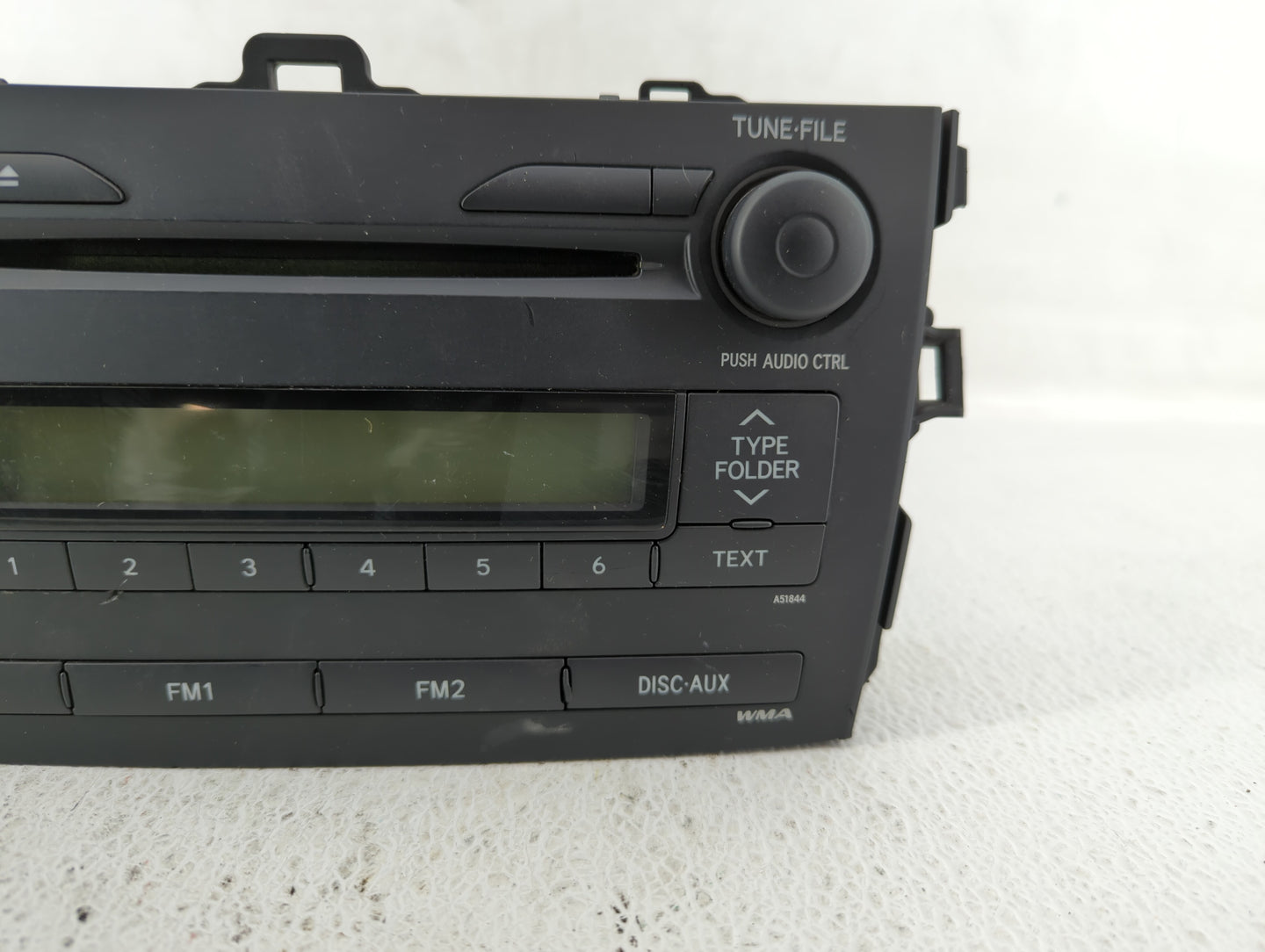 2009-2009 Toyota Corolla Am Fm Cd Player Radio Receiver - Oemusedautoparts1.com
