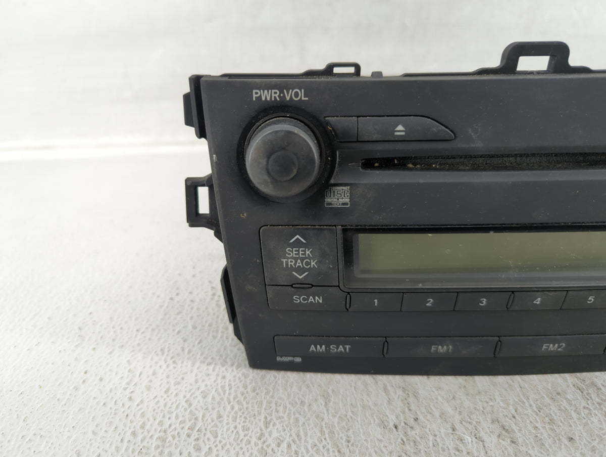 2009 Toyota Corolla Am Fm Cd Player Radio Receiver 530494 - Oemusedautoparts1.com