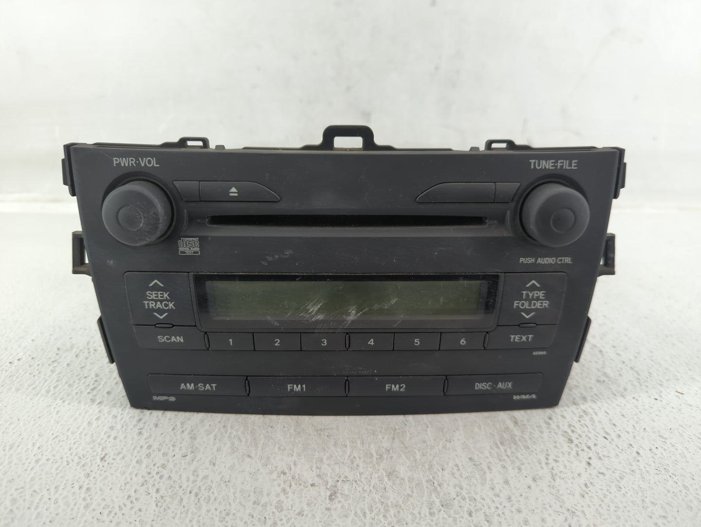 2009-2009 Toyota Corolla Am Fm Cd Player Radio Receiver - Oemusedautoparts1.com