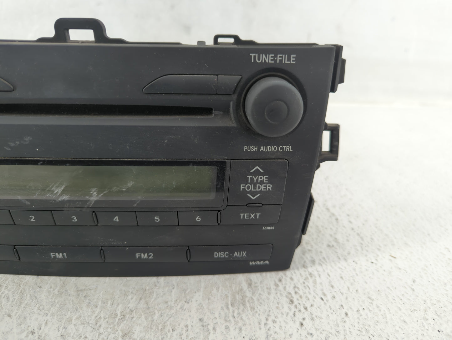 2009-2009 Toyota Corolla Am Fm Cd Player Radio Receiver - Oemusedautoparts1.com