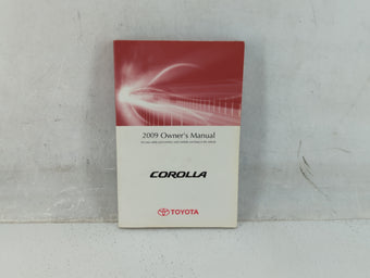 compare product 2009 Toyota Corolla Owners Manual Book Guide P/N:01999-12C16 OEM Used Auto Parts