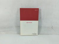 2009 Toyota Corolla Owners Manual Book Guide P/N:01999-12C16 OEM Used Auto Parts - Oemusedautoparts1.com