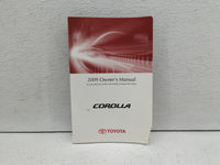 2009 Toyota Corolla Owners Manual Book Guide P/N:01999-12A89 OEM Used Auto Parts - Oemusedautoparts1.com