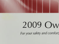 2009 Toyota Corolla Owners Manual Book Guide P/N:01999-12A89 OEM Used Auto Parts - Oemusedautoparts1.com