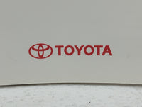 2009 Toyota Corolla Owners Manual Book Guide P/N:01999-12A89 OEM Used Auto Parts - Oemusedautoparts1.com