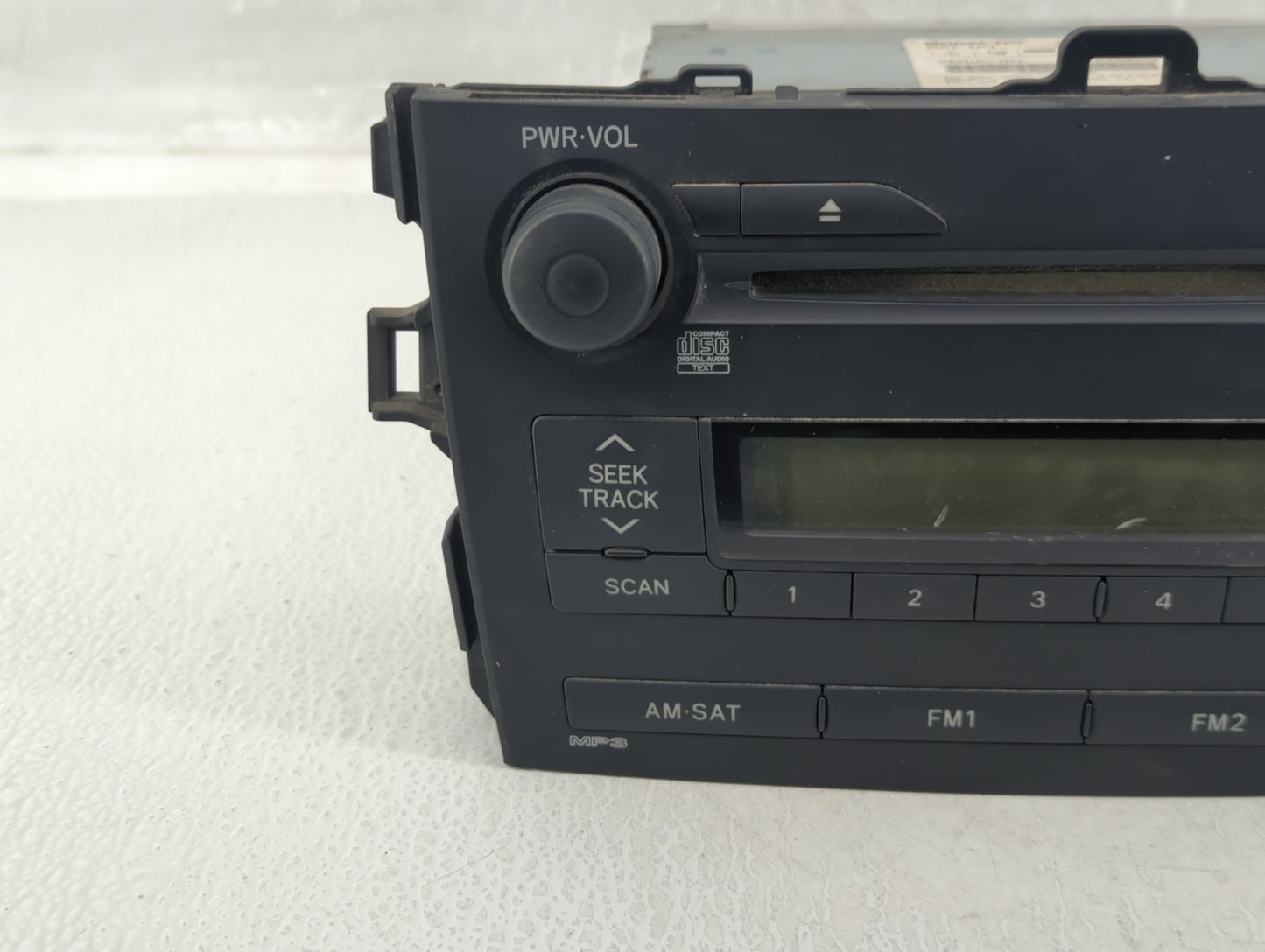 2009-2009 Toyota Corolla Am Fm Cd Player Radio Receiver - Oemusedautoparts1.com