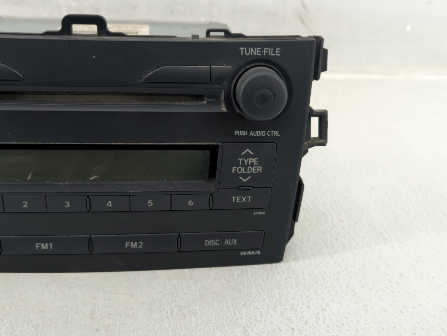 2009-2009 Toyota Corolla Am Fm Cd Player Radio Receiver - Oemusedautoparts1.com