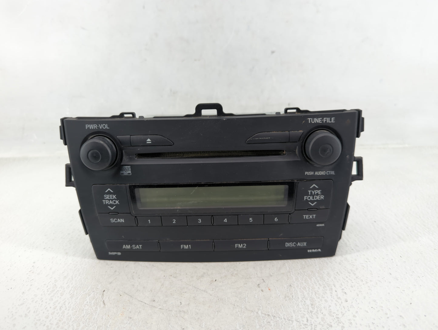 2009-2009 Toyota Corolla Am Fm Cd Player Radio Receiver - Oemusedautoparts1.com