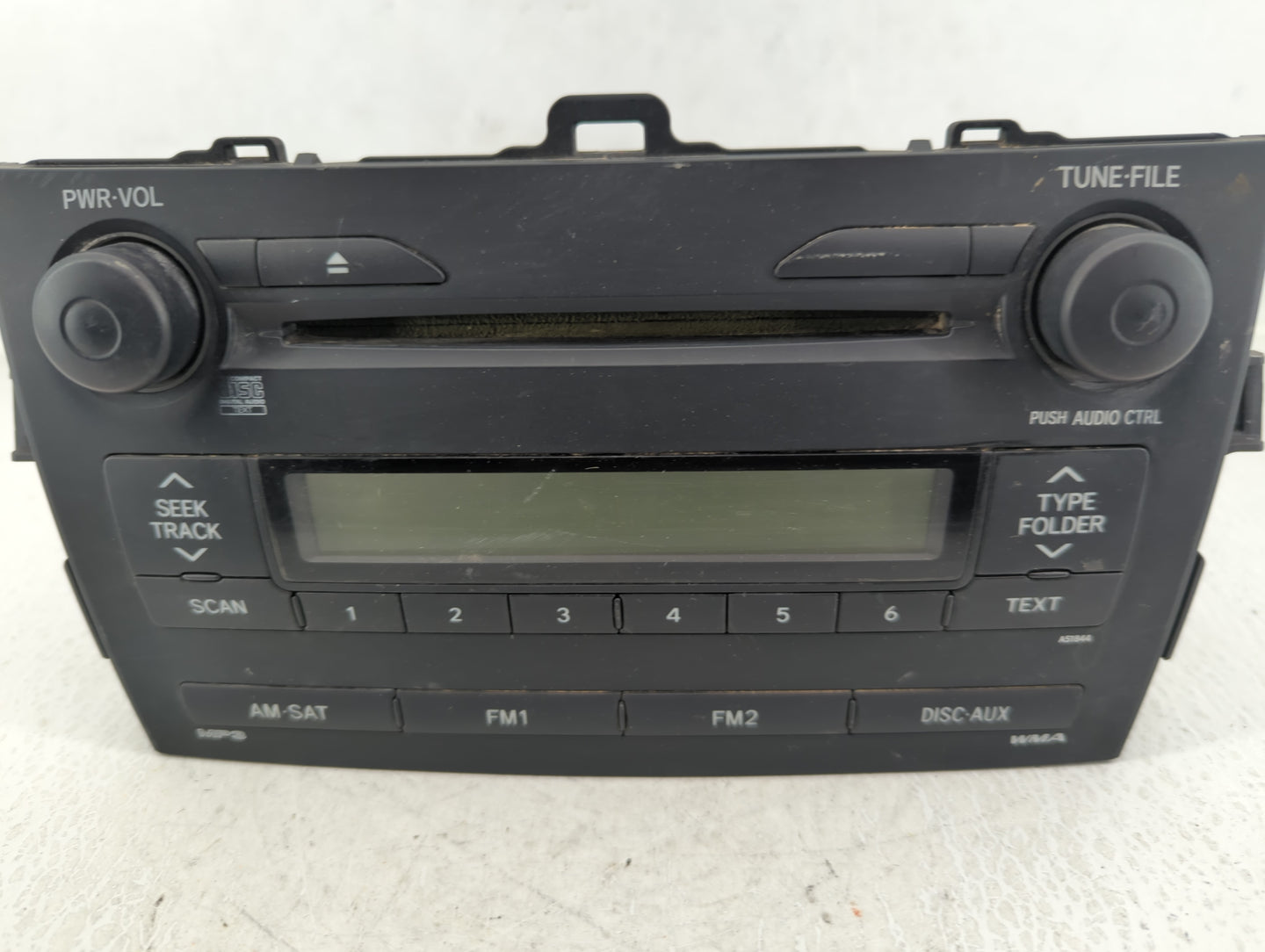 2009-2009 Toyota Corolla Am Fm Cd Player Radio Receiver - Oemusedautoparts1.com
