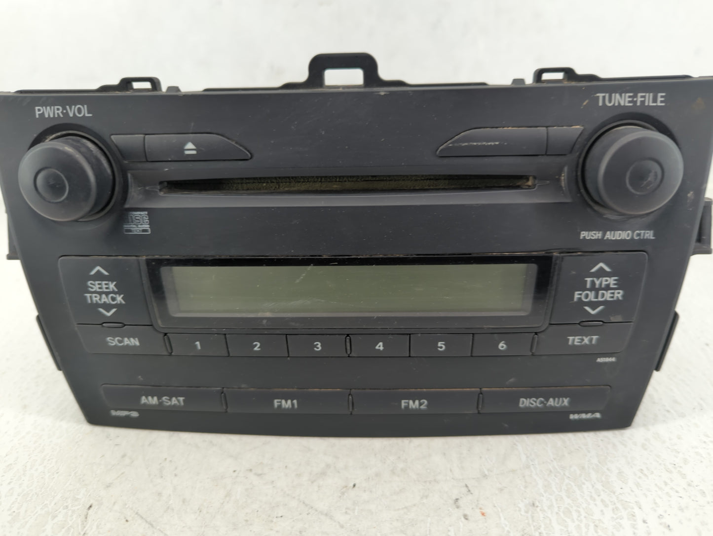 2009-2009 Toyota Corolla Am Fm Cd Player Radio Receiver - Oemusedautoparts1.com
