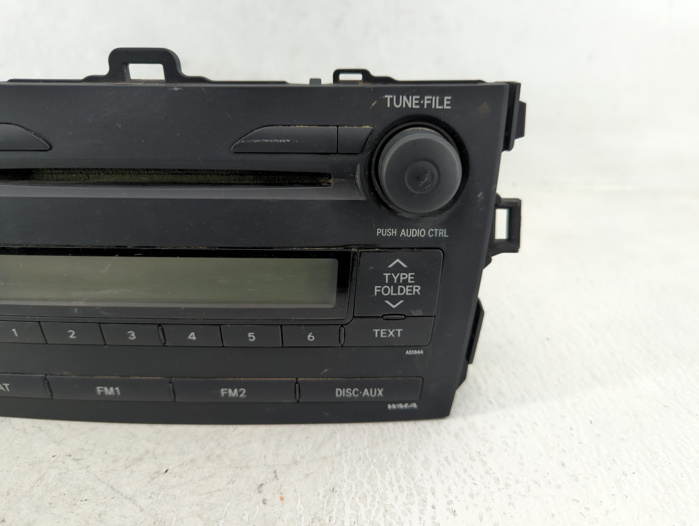 2009-2009 Toyota Corolla Am Fm Cd Player Radio Receiver - Oemusedautoparts1.com